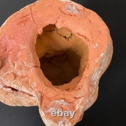 Vintage Art Deco Modernist Studio Pottery Bust Woman Signed Stylized Figure