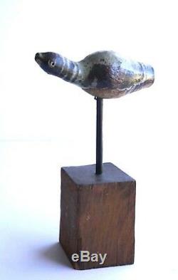 Vintage Art Studio Pottery Duck Bird Sculpture ORIGINAL ART Handmade