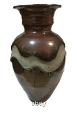 Vintage Art Studio Pottery Vase Signed Martin