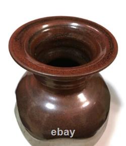 Vintage Art Studio Pottery Vase Signed Martin