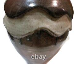 Vintage Art Studio Pottery Vase Signed Martin