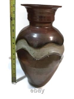 Vintage Art Studio Pottery Vase Signed Martin