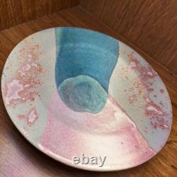 Vintage Art Tony Evans RAKU Studio Pottery 7.5 Bowl Signed and Numbered #283