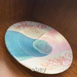 Vintage Art Tony Evans RAKU Studio Pottery 7.5 Bowl Signed and Numbered #283