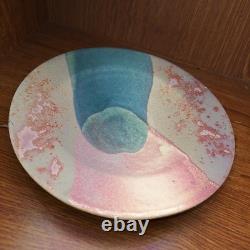 Vintage Art Tony Evans RAKU Studio Pottery 7.5 Bowl Signed and Numbered #283