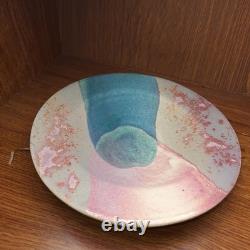 Vintage Art Tony Evans RAKU Studio Pottery 7.5 Bowl Signed and Numbered #283