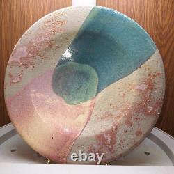 Vintage Art Tony Evans RAKU Studio Pottery 7.5 Bowl Signed and Numbered #283
