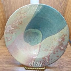 Vintage Art Tony Evans RAKU Studio Pottery 7.5 Bowl Signed and Numbered #283