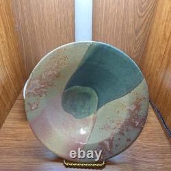 Vintage Art Tony Evans RAKU Studio Pottery 7.5 Bowl Signed and Numbered #283