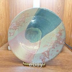 Vintage Art Tony Evans RAKU Studio Pottery 7.5 Bowl Signed and Numbered #283
