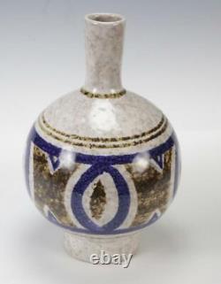 Vintage Artisan Mid Century Modern Pottery Vase Studio Art Stoneware Handcrafted