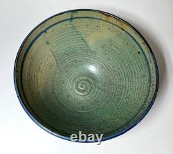 Vintage Artist Signed Studio Art Pottery Stoneware Bowl