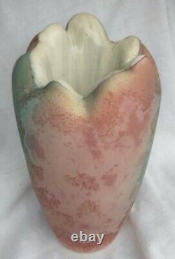 Vintage Artist Signed Tony Evans Raku Studio Art Pottery Vase