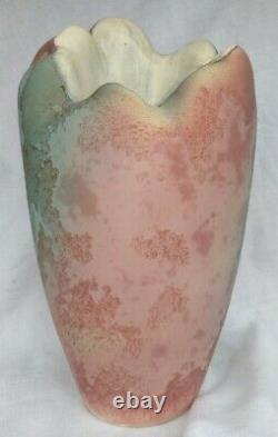 Vintage Artist Signed Tony Evans Raku Studio Art Pottery Vase