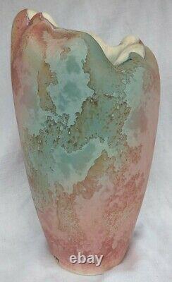Vintage Artist Signed Tony Evans Raku Studio Art Pottery Vase