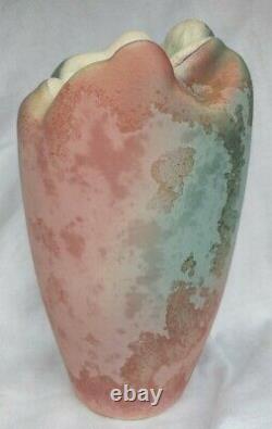 Vintage Artist Signed Tony Evans Raku Studio Art Pottery Vase