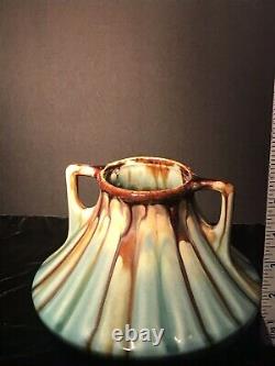 Vintage Arts & Crafts Thulin Belgium Studio Art Pottery Vase