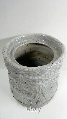 Vintage Australian Pottery Col Levy Studio Ceramics Pot Canister Vase