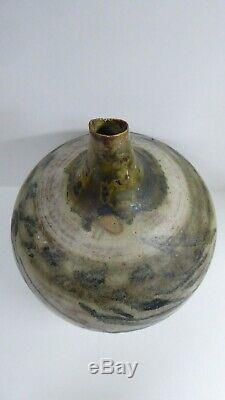 Vintage Australian Pottery Deborah Halpern Studio Ceramic Hand Painted Vase