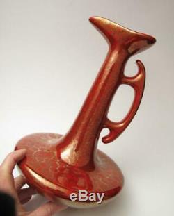 Vintage Australian Studio Pottery Jug Ewer Vase Ellis MID Century