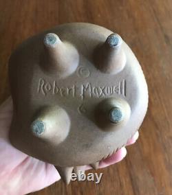 Vintage BIG Robert Maxwell Studio Pottery MCM Beastie Critter Sculpture Figure 6
