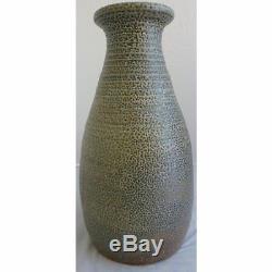 Vintage Barry Huggett Cornwall Downs UK Studio Pottery Floor Vase