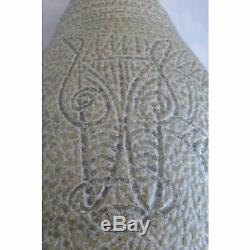 Vintage Barry Huggett Cornwall Downs UK Studio Pottery Floor Vase