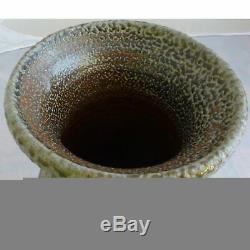 Vintage Barry Huggett Cornwall Downs UK Studio Pottery Floor Vase