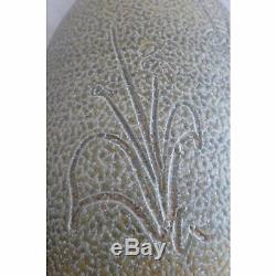 Vintage Barry Huggett Cornwall Downs UK Studio Pottery Floor Vase