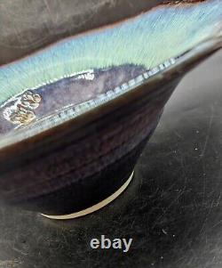 Vintage Bill Campbell Studio Art Pottery 11.5 Octagonal Centerpiece Bowl Signed