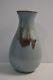 Vintage Blue Mountain Studio Pottery Vase Hand Painted Glazed LARGE 14 MCM Deco
