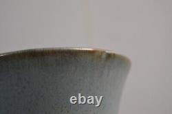 Vintage Blue Mountain Studio Pottery Vase Hand Painted Glazed LARGE 14 MCM Deco