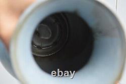 Vintage Blue Mountain Studio Pottery Vase Hand Painted Glazed LARGE 14 MCM Deco