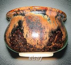 Vintage Boho Studio Pottery Stoneware Bowl 3x5.5