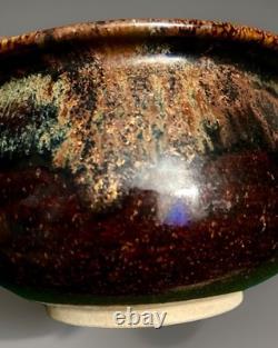 Vintage Boho Studio Pottery Stoneware Bowl 3x5.5