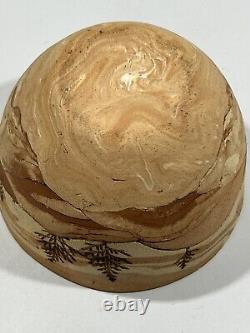 Vintage Brigitte Haag Studio Art Pottery Southwestern Bowl Handmade 3.5 Tall