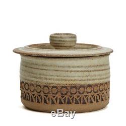 Vintage Broadstairs Studio Pottery Lidded Container 1968-83