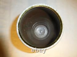 Vintage Brown/Green Glazed Studio Ceramic Art Pottery 8 inch Vase