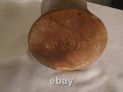 Vintage Brown/Green Glazed Studio Ceramic Art Pottery 8 inch Vase