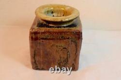 Vintage Brown Studio Pottery (Ceramic) Vase