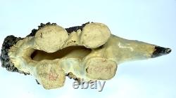 Vintage Brutalist Ceramic Sculpture Anteater Style Animal Form Studio Pottery Or