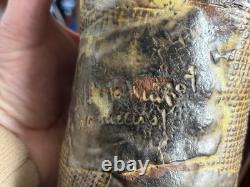 Vintage Brutalist Studio Pottery Vase Unique EUC