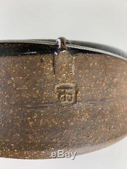 Vintage Byron Temple stoneware studio pottery bowl vase Japanese style ceramics