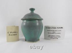 Vintage CHRIS POWELL Art Pottery Lidded Jar Signed Dated 1996