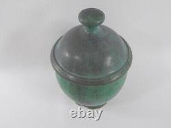 Vintage CHRIS POWELL Art Pottery Lidded Jar Signed Dated 1996