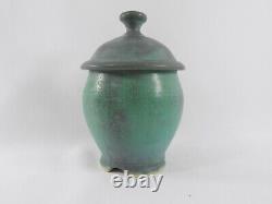 Vintage CHRIS POWELL Art Pottery Lidded Jar Signed Dated 1996