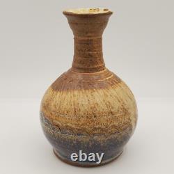 Vintage CURTIS'81 Art Pottery Stoneware Vase Signed