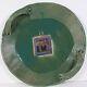 Vintage Ceramic Abstract Plate Signed Studio Pottery Green Stoneware