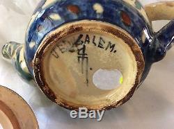 Vintage Ceramic Armenian Pottery Teapot, Jerusalem, Balian Studio