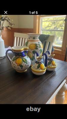 Vintage Ceramic Italian Pottery Vase